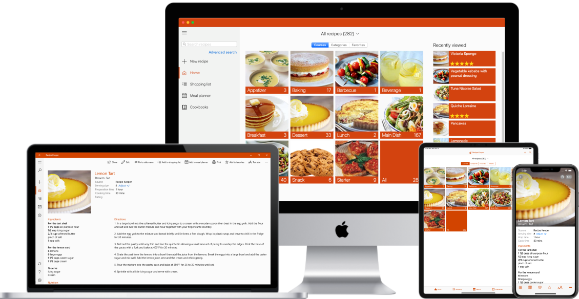 Recipe Keeper App for iPhone, iPad, Android, Windows and Mac