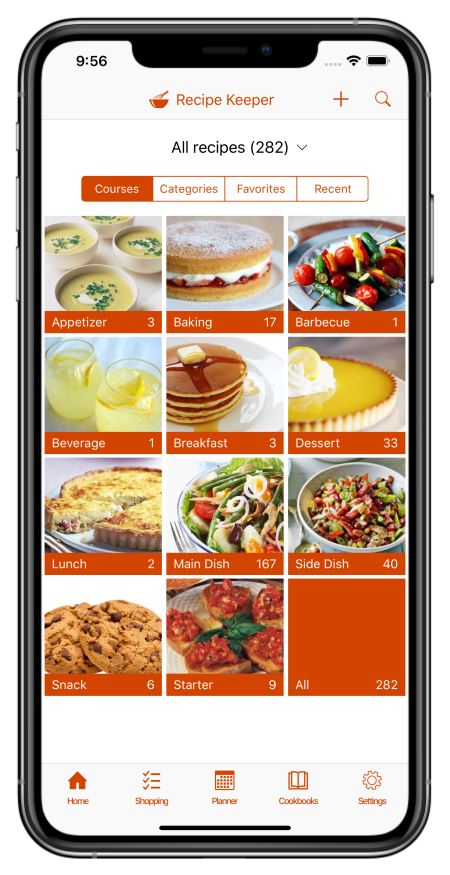 my recipes app iphone
