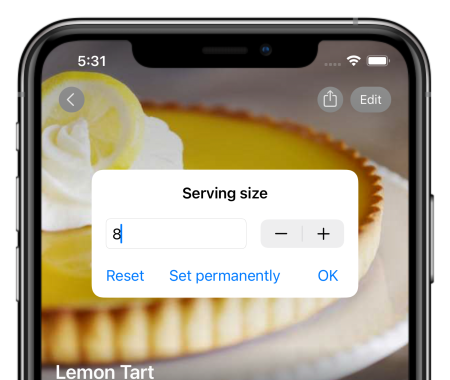 Aplicação Recipe Keeper para iPhone, iPad, Android, Windows e Mac