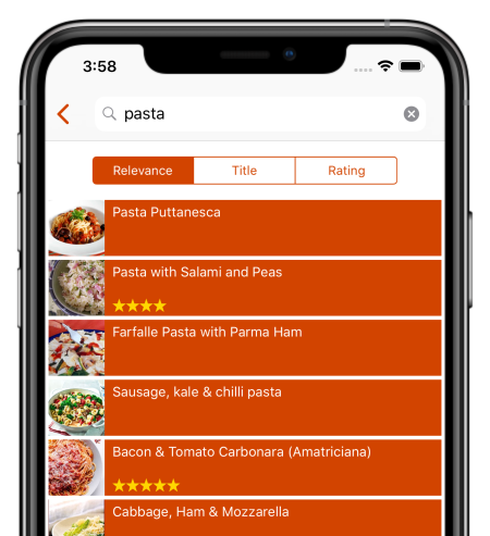 Aplicação Recipe Keeper para iPhone, iPad, Android, Windows e Mac