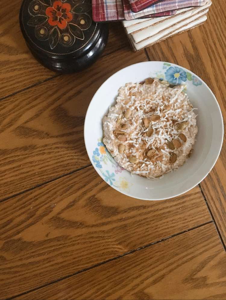 Creamy Coconut Protein Overnight Oats